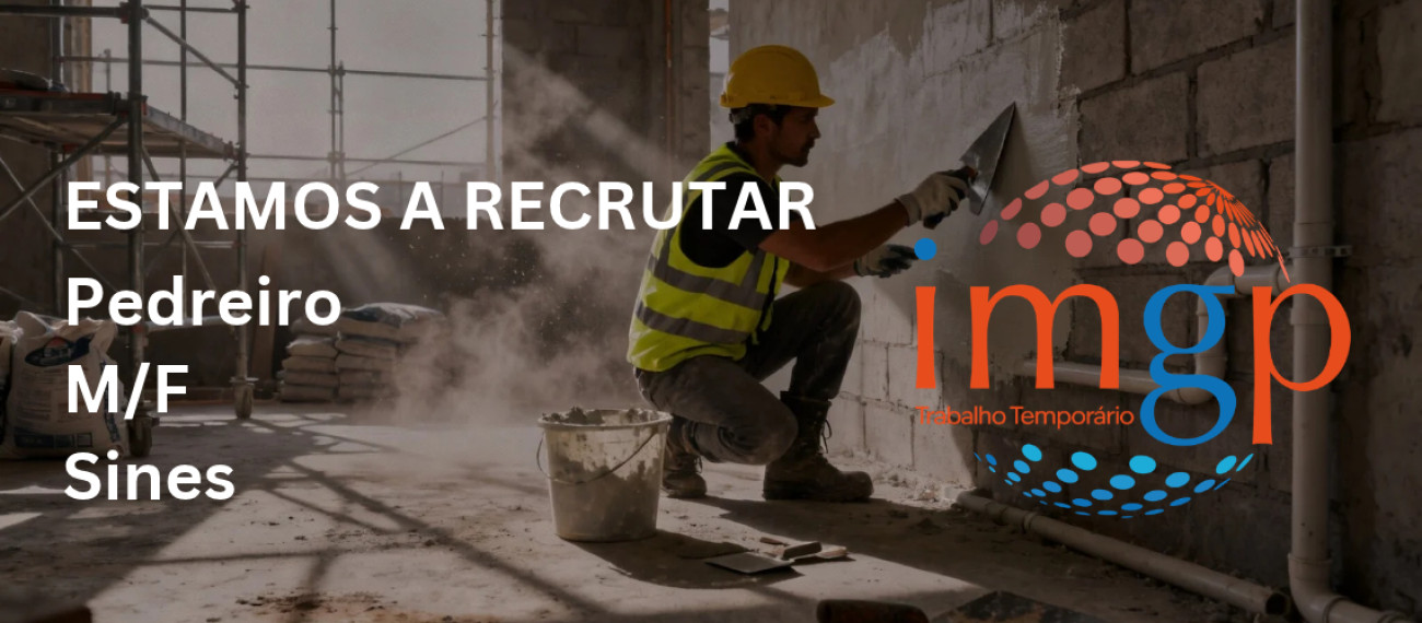 Pedreiro (M/F) — Sines